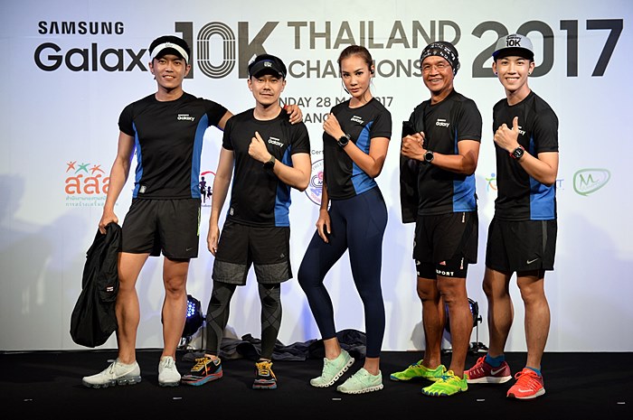 เสื้อวิ่งในงาน Samsung Galaxy 10K Thailand Championship 2017.